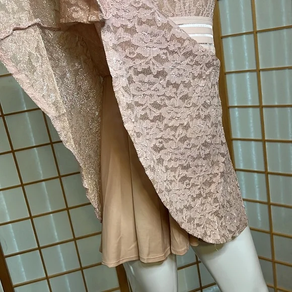 ❌ SOLD 💝 LIVE SHOW 💝BUNDLE ❌Lace All Over Skater Skirt Dress CITY STUDIO Size 13 - Picture 10 of 15